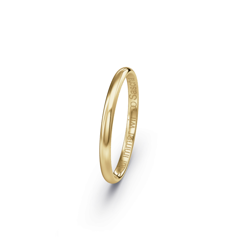 Hochwertige Trauringe aus Gelbgold 333. Die Oberfläche ist Poliert.
            Der Damenring hat einen Steinbesatz von 0 .