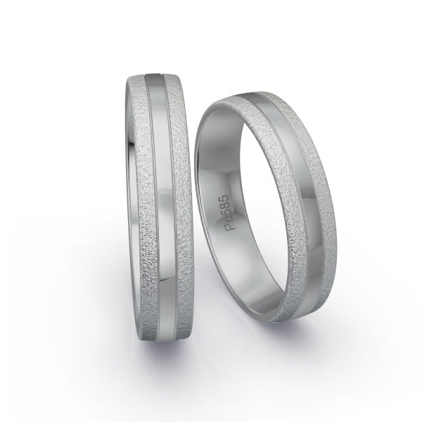 Trauringe Palladium 585 ohne Steine GR15902