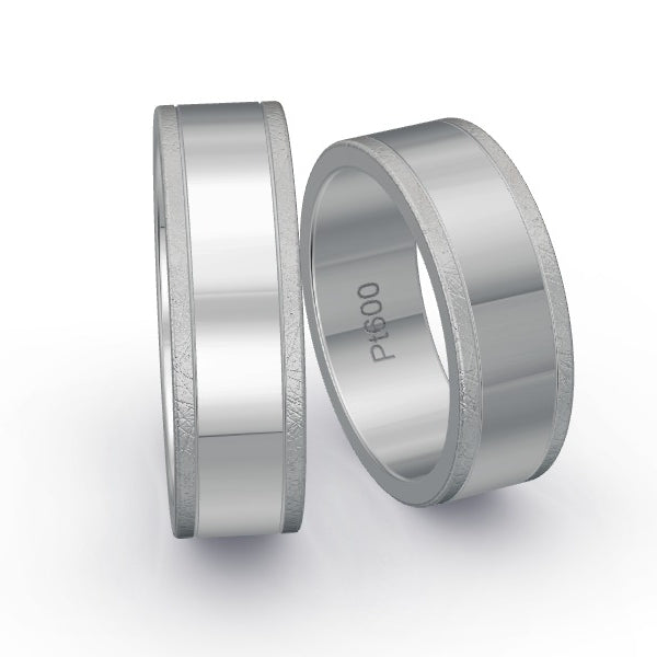 Trauringe Platin 600 mit 0.235 ct. Brillanten GR26087
