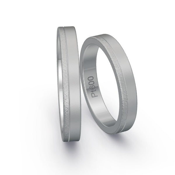 Trauringe Platin 600 mit 0.235 ct. Brillanten GR26102